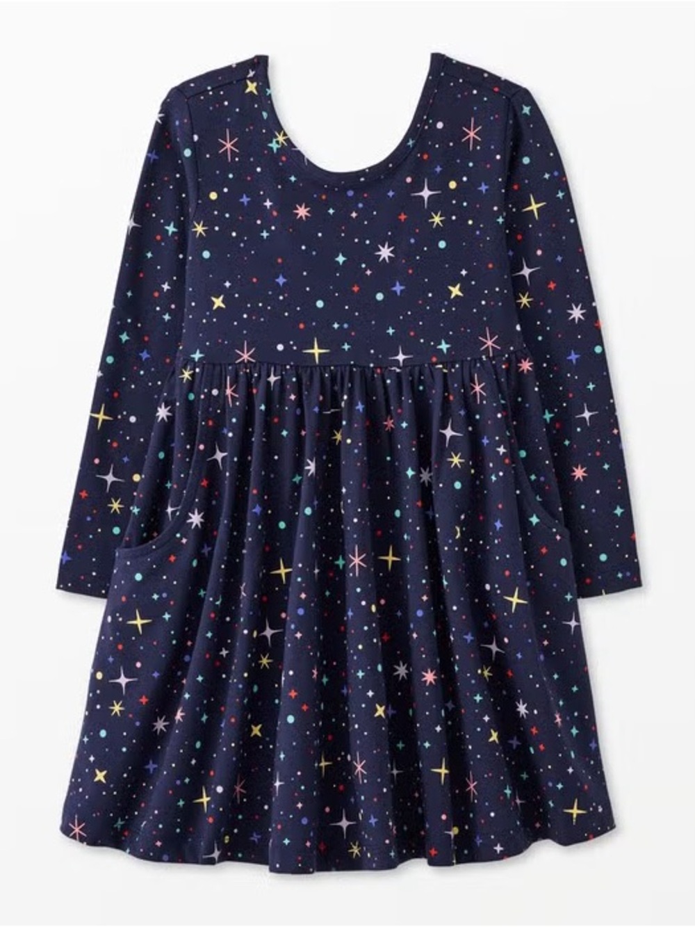 Hanna Andersson Holiday Printed Skater Dress